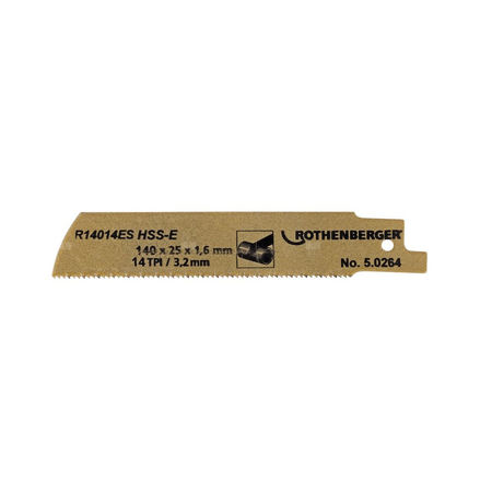 Specjalny brzeszczot do rur HSSE, 140 x 25 x 1,6