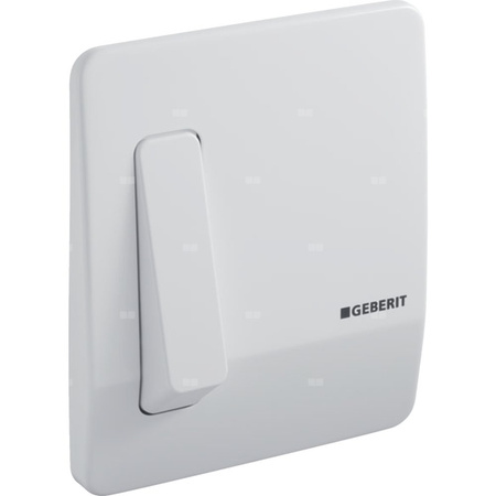 Przycisk uruchamiający Geberit do zaworu spłukującego do pisuarów z pneumatycznym uruchamianiem spłukiwania, przycisk uruchamiający Highline: Szczotkowany