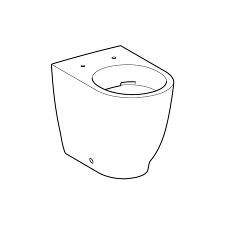 Deska sedesowa Geberit Acanto: Wolne opadanie=Tak, Zawiasy wypinane=Tak, Mocowanie=Od góry, Biały / Błyszczący