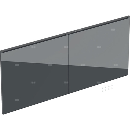 Zestaw frontów szuflad do dolnej szafki pod umywalkę GEBERIT Acanto, kol. lava matowy