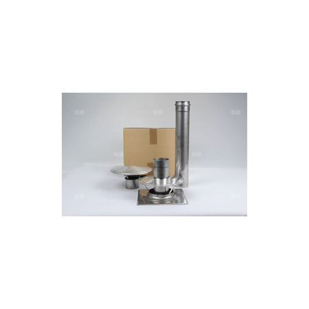 Końcówka wylotu spalin FI80 ze stali nierdzewnej