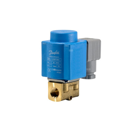 Zawór elektromagnetyczny EV210B, Funkcja: NC, G, 1/4, 0.300 m³/h, FKM