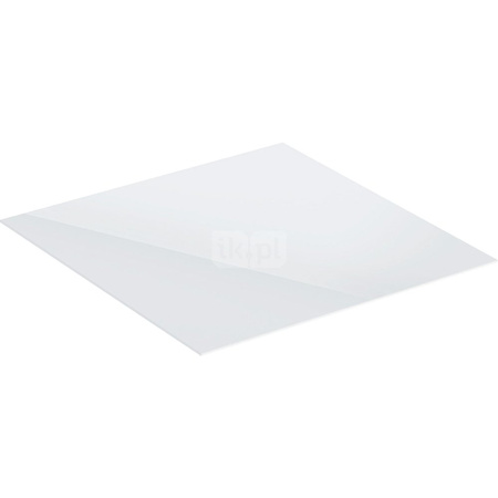 Blat Geberit ONE do szafki bocznej i elementu bocznego, szkło: 45x0.6x46.5cm, Biały / Szkło