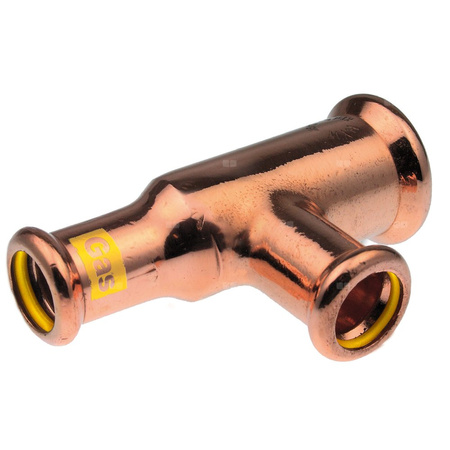 Trójnik redukcyjny Copper Gas - 35/22/35