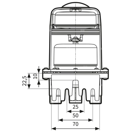 Odpowietrznik automatyczny AFRISO Flow-Control 3/K GW cynkowy fi 3/8''x1/4''