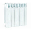 Grzejnik żeberkowy KFA Armatura G500F/8 aluminium, podłączenie boczne 572 x 644 mm, kolor biały (RAL 9010)