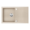 MEZZO II zlewozmywak granitowy 1-komorowy 48/78, piasek