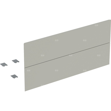 Zestaw frontów szuflad (2 szt.) do dolnej szafki pod umywalkę z dwoma szufladami GEBERIT ONE, kol. szary matowy szer.1050 mm