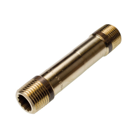 Nypel SANHA PURAFIT, mosiądz, 1'' (GZ), 100 mm