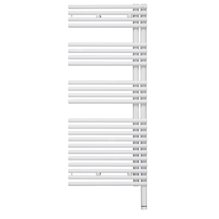 Grzejnik elektryczny ZEHNDER Forma Asym 1466 x 496 mm, kolor biały, moc 600 W