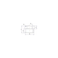 Złącze redukcja RUMET mosiądz 1 1/2'' x 1 1/4'' (GZ x GW), 28 mm