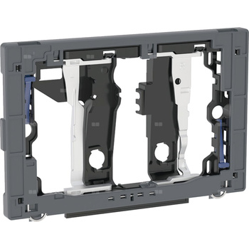 Rama mocująca z mechanizmem przechyłu, do pojemnika na wkład Geberit DuoFresh: Szary antracytowy RAL 7016