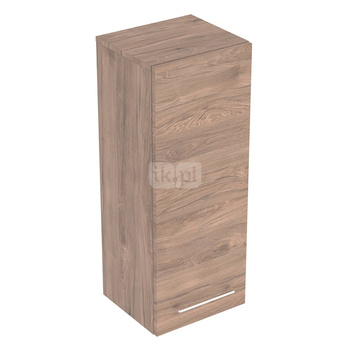 Geberit Selnova Square Szafka boczna, B33cm, H85cm, T29.7cm, z jednymi drzwiami, orzech włoski hickory