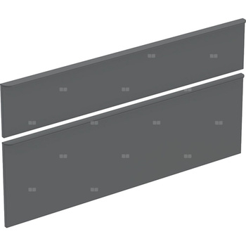 Zestaw frontów szuflad do szafki pod umywalkę podwójną GEBERIT, kol. lava matowy szer.1200 mm