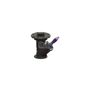 Zasuwa odcinająca z adapterem kołnierzowym 