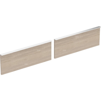 Zestaw frontów szuflad do dolnej szafki pod umywalkę GEBERIT iCon, kol. dąb szer.1200 mm