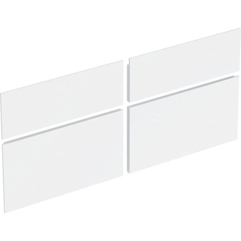 Zestaw frontów szuflad do dolnej szafki pod umywalkę GEBERIT Xeno², kol. biały szer.1200 mm