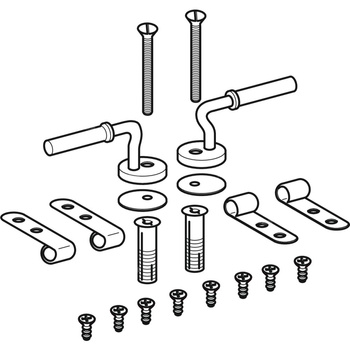 Zestaw zawiasów Keramag do deski sedesowej (2 szt.)