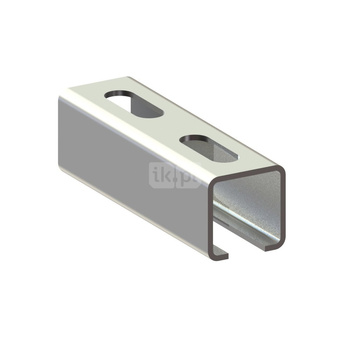 Szyna montażowa NICZUK NSZA, gr. 2 mm, dł. 3000 mm, stal nierdzewna (pasywacja)