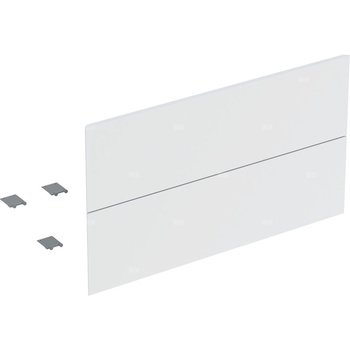 Zestaw frontów szuflad (2 szt.) do dolnej szafki pod umywalkę z dwoma szufladami GEBERIT ONE, kol. biały matowy szer.900 mm