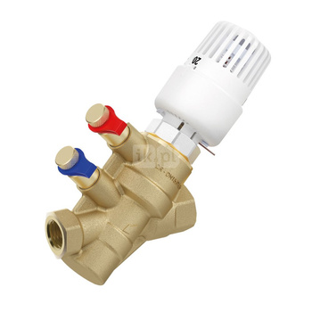 Zawór regulacyjny COMAP Nexus Vivax T-AF Mosiądz PN25, pol. Gwint wewnętrzny 3/4'' DN 20S, natężenie przepływu 0.882m3/h od -20'C do 120'C, niezależny od ciśnienia