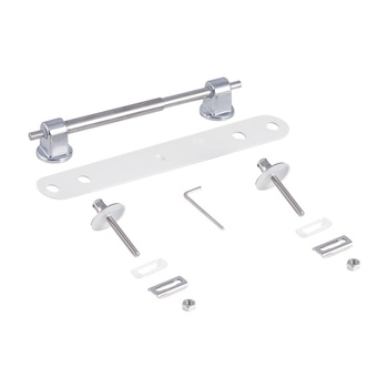 Zestaw zawiasów Geberit z drążkiem, do pierścienia deski sedesowej, mocowanie od góry (2 szt.)