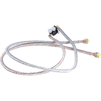 Zestaw wężyków podłączeniowych do baterii umywalkowej Geberit ONE, montaż naścienny, do podtynkowej skrzynki funkcyjnej