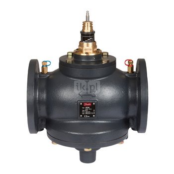 Zawór regulacyjny DANFOSS Żeliwo PN 16, pol. Kołnierz DN 100, natężenie przepływu 15.2 … 38m3/h od -10'C do 120'C, niezależny od ciśnienia