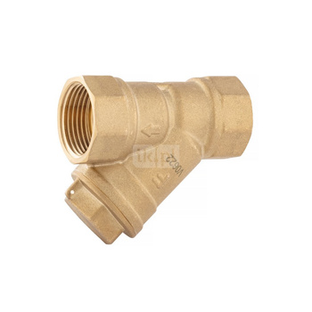 Filtr skośny siatkowy, nakrętno-nakrętny, DN40, G1 1/2