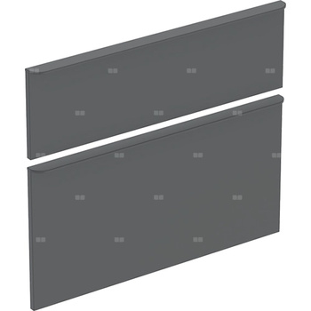 Zestaw frontów szuflad do szafki pod umywalkę GEBERIT, kol. lava matowy szer.750 mm