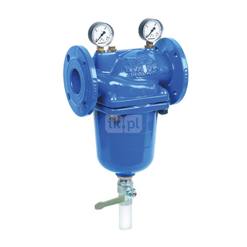 Filtr kołnierzowy, DN100 z siatką 100 mikrometrów