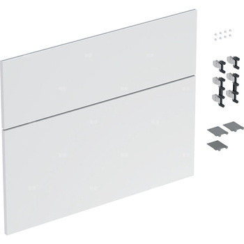 Zestaw frontów szuflad (2 szt.) do dolnej szafki pod umywalkę GEBERIT iCon, kol. biały matowy szer.750 mm