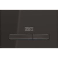 Przycisk uruchamiający Geberit Sigma50, przedni, czarny, przyciski: czarny chrom, prostokątny