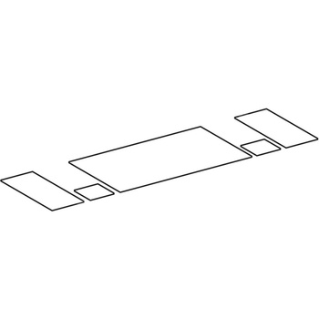 Zestaw mat antypoślizgowych Geberit do szafki myDay pod umywalkę podwójną (5 szt.)