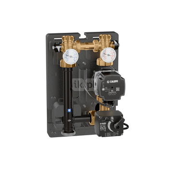 Grupa pompowa z zaworem mieszającym z siłownikiem dla instalacji centralnego ogrzewania. Izolowana 1" GW, UPM3 Auto L 25-70, 230