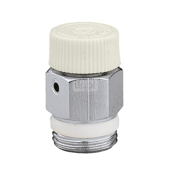 Ręczny zawór odpowietrzający do grzejników z regulowanym wyjściem 3/8" GZ