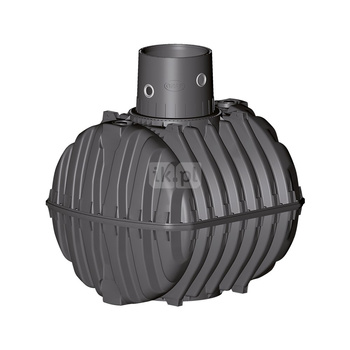 CARAT Zbiornik podziemny 4800L z nadbudową MAX DN160 (bez pokrywy)