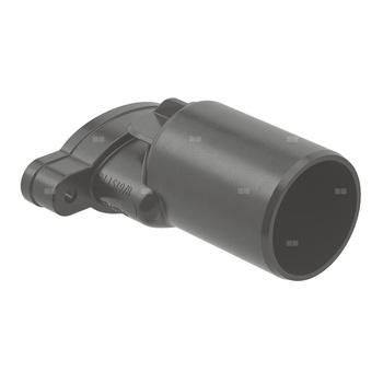 Króciec przyłączeniowy Geberit d50, do wpustu Varino 13 x 13 cm: Czarny