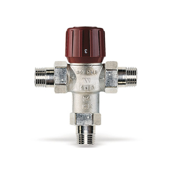 Zawór mieszający cwu Aquamix GZ NZ 61CM DN20 AQUAMIX 32-50 st.C 3/4"M TAILPIECE 