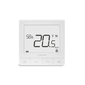Regulator temperatury SALUS SQ610RF bezprzewodowy Zigbee z wyświetlaczem, montaż natynkowy