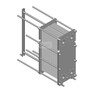 Wymiennik ciepła REFLEX RLG-19-140 płytowy CO, skręcany, 110'C, 16 bar