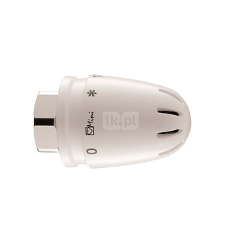 Głowica termostatyczna prosta HERZ Design Mini, zakres reg. 8-30'C, przyłącze M 28 x 1,5, kolor biały