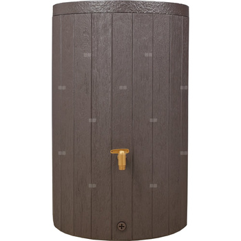 Zbiornik na wodę deszczową MADERA, zbiornik 220l, brązowy z kranem Aqua Quick