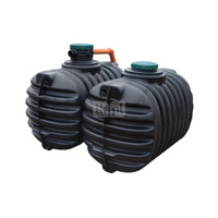 Ogród BASIC PROMO ZESTAW (COMPACT BASIC 5.600L=2X2.800L) - zestaw na wodę deszczową, podziemny zbiornik na deszczówkę , filtr wewnętrzny koszykowy, zestaw ogrodowy do magazynowania wody deszczowej , zestaw do podlewania ogrodu