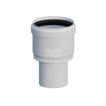 Redukcja pionowa PP DN80/125mm z uszczelką [EPDM]