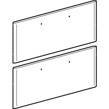 Front szuflady do szafki pod umywalkę GEBERIT iCon, kol. biały szer.1300 mm