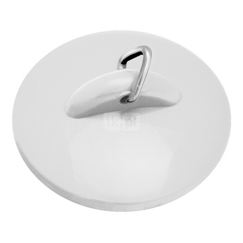 Korek do umywalki, biały