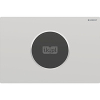 Elektroniczny zestaw uruchamiający WC Geberit, IR, zasilanie bateryjne, Sigma10, 12cm, chrom mat, easy-to-clean