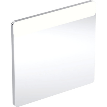 Geberit Option Square Podświetlane lustro, B70cm, H65cm, T3.2cm, oświetlenie u góry, Aluminium szczotkowane