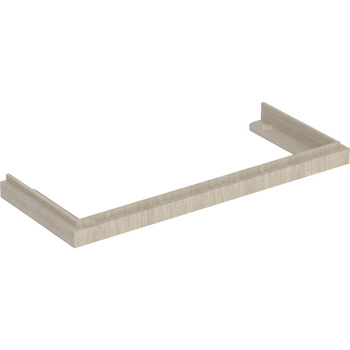 Nasadzany blat Geberit Citterio pod umywalkę: Dąb beżowy, Szerokość umywalki=120cm